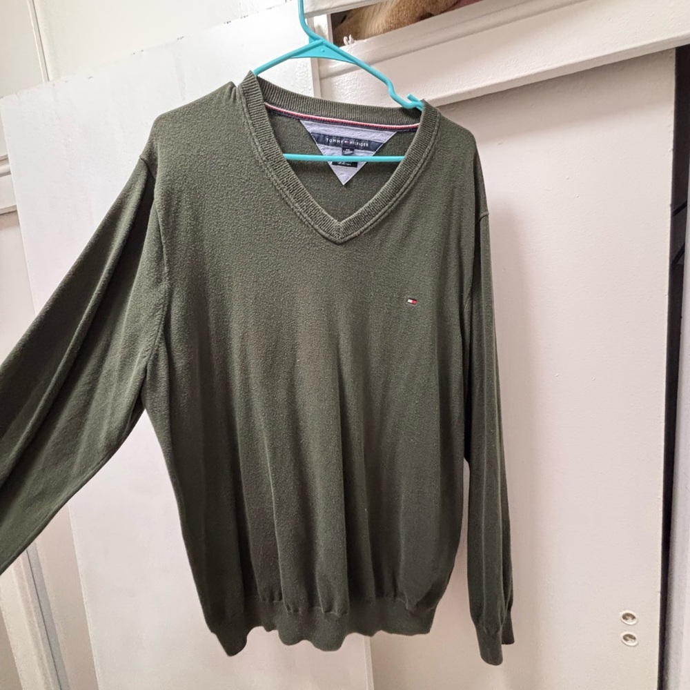Tommy Hilfiger Oversized Green Sweater